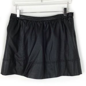 I heart Ronson faux leather black mini skirt 10 goth whimsigoth coquette grunge